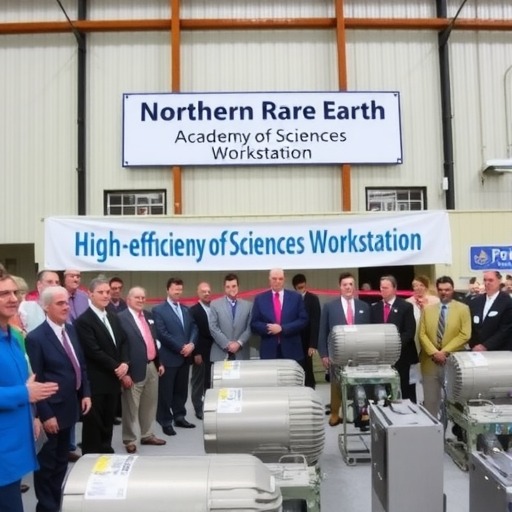 北方稀土永磁高效电机院士工作站揭牌成立(图1)