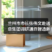 兰州市市长张伟文赴通鼎集团调研通鼎智造新模式（图2）