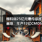 格科微25亿元建传感器基地:年产12亿CMOS芯片产值100亿(图1) 格科微25亿元建传感器基地:年产12亿CMOS芯片产值100亿(图1)