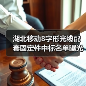 湖北移动8字形光缆配套固定件中标名单曝光 亨通特发等企业入选（图1）