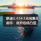 联通G.654.E光缆集采废标:低价症结凸显,行业阴影笼罩 联通G.654.E光缆集采废标:低价症结凸显,行业阴影笼罩