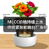 MLCC价格持续上涨,供给紧张影响台厂涨价周期?(图1) MLCC价格持续上涨,供给紧张影响台厂涨价周期?(图1)