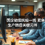 国企驰援抗疫一线 紧急生产防疫关键元件(图1) 国企驰援抗疫一线 紧急生产防疫关键元件(图1)