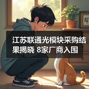 江苏联通光模块采购结果揭晓 8家厂商入围（图1）