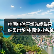中国电信干线光缆集采结果出炉 中标企业名单曝光（图4）