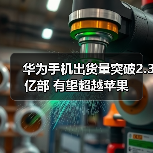 华为手机出货量突破2.3亿部 有望超越苹果（图4）