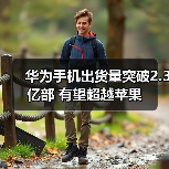 华为手机出货量突破2.3亿部 有望超越苹果（图3）