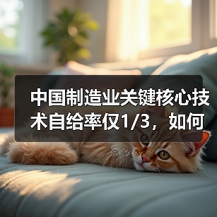 中国制造业关键核心技术自给率仅1/3，如何突破