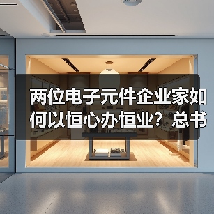 两位电子元件企业家如何以恒心办恒业?总书记谈创新驱动发展(图2) 两位电子元件企业家如何以恒心办恒业?总书记谈创新驱动发展(图2)