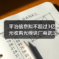 平治信息拟不超过3亿元收购光模块厂商武汉飞沃 平治信息拟不超过3亿元收购光模块厂商武汉飞沃