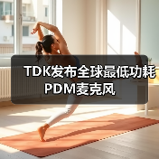 TDK发布全球最低功耗PDM麦克风(图2) TDK发布全球最低功耗PDM麦克风(图2)