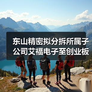 东山精密拟分拆所属子公司艾福电子至创业板上市(图3) 东山精密拟分拆所属子公司艾福电子至创业板上市(图3)
