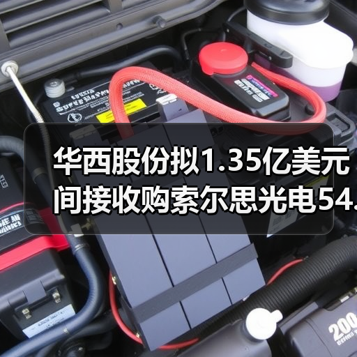 华西股份拟1.35亿美元间接收购索尔思光电54.68%股权(图1) 华西股份拟1.35亿美元间接收购索尔思光电54.68%股权(图1)