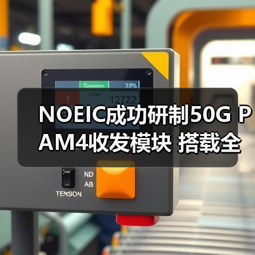 NOEIC成功研制50G PAM4收发模块 搭载全国产DSP芯片 NOEIC成功研制50G PAM4收发模块 搭载全国产DSP芯片