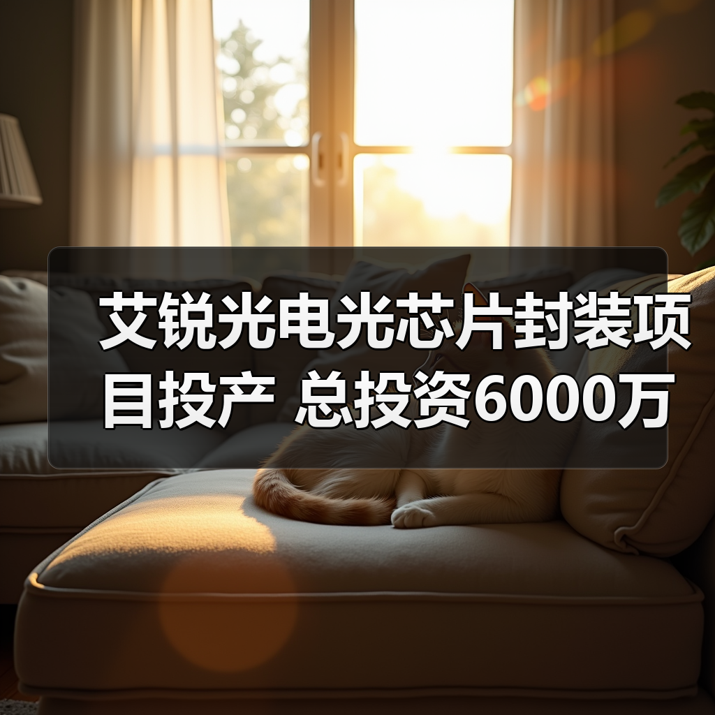 艾锐光电光芯片封装项目投产 总投资6000万元（图2）