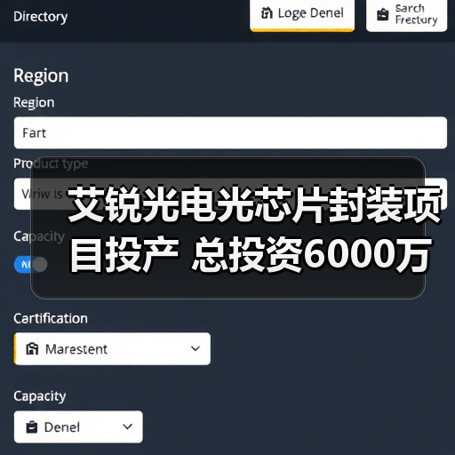 艾锐光电光芯片封装项目投产 总投资6000万元（图3）