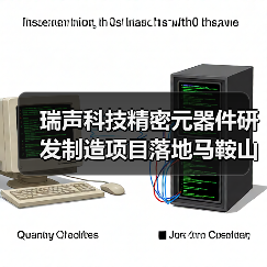 瑞声科技精密元器件研发制造项目落地马鞍山 瑞声科技精密元器件研发制造项目落地马鞍山