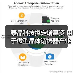 泰晶科技拟定增募资 用于微型晶体谐振器产业化等项目 泰晶科技拟定增募资 用于微型晶体谐振器产业化等项目