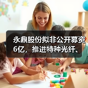 永鼎股份拟非公开募资6亿，推进特种光纤、光芯片等项目