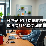 长飞光纤1.5亿元收购光恒通信51%股权 加速布局光模块业务 长飞光纤1.5亿元收购光恒通信51%股权 加速布局光模块业务