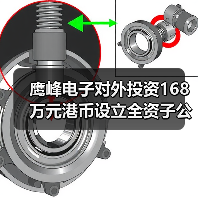 鹰峰电子对外投资168万元港币设立全资子公司（图1）