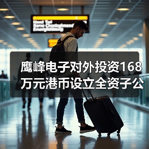 鹰峰电子对外投资168万元港币设立全资子公司（图2）