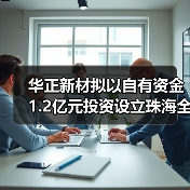 华正新材拟以自有资金1.2亿元投资设立珠海全资子公司