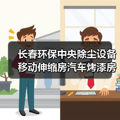 长春环保中央除尘设备移动伸缩房汽车烤漆房设备可加工定制