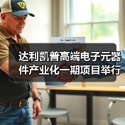 达利凯普高端电子元器件产业化一期项目举行奠基仪式（图4）