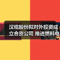 汉缆股份拟对外投资成立合资公司 推进燃料电池关键核心技术研发及产业化(图3) 汉缆股份拟对外投资成立合资公司 推进燃料电池关键核心技术研发及产业化(图3)