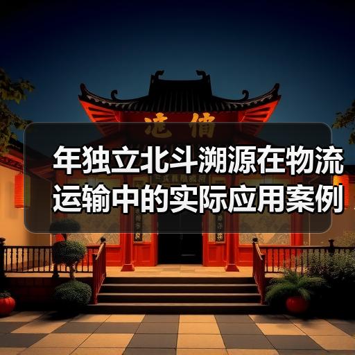 年独立北斗溯源在物流运输中的实际应用案例