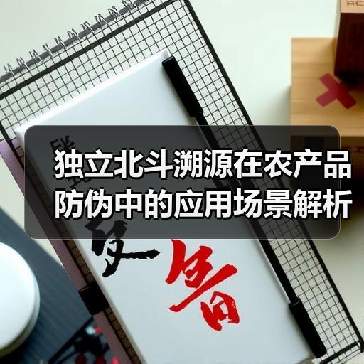 独立北斗溯源在农产品防伪中的应用场景解析