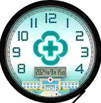 YS-8008S液晶钟｜医院校园通用高精度时钟全攻略(图3)